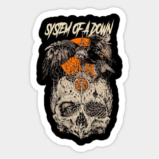 SYSTEM OF A DOWN VTG Sticker